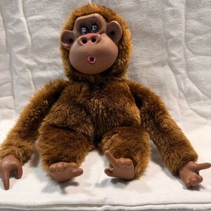 Vintage Russ Berrie Plush Monkey Rutherford III Thumb Sucking Gorilla